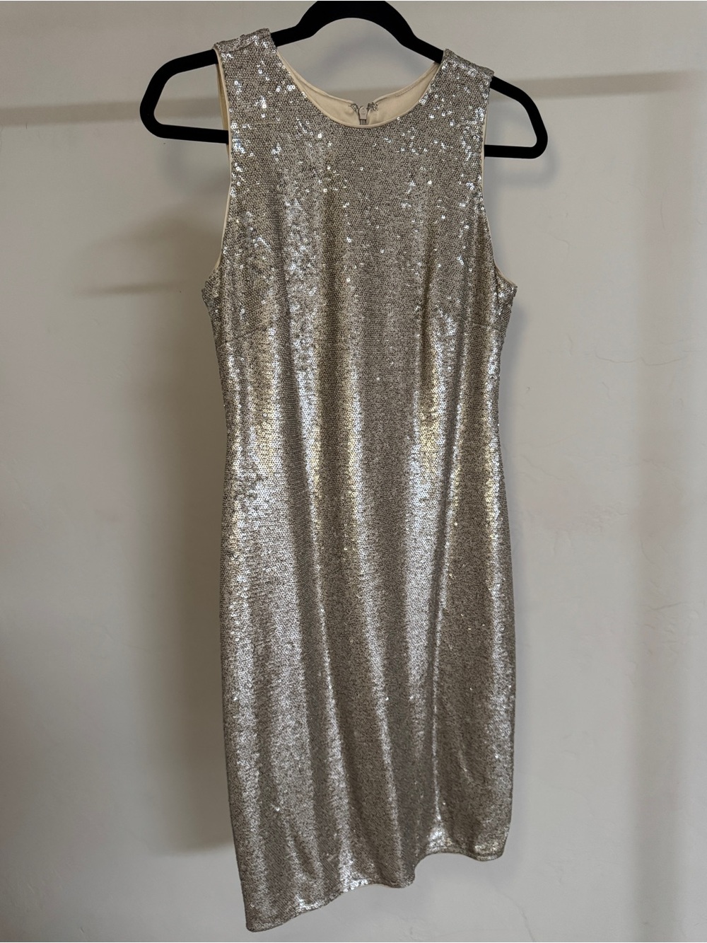 Vince Camuto Gold Sequin Mini Dress